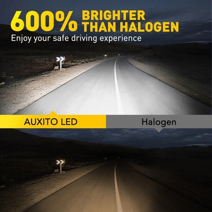 Set of 4 9005 + H11 LED Headlight Kit Bulbs 6500K White 80000LM High/Low Beam