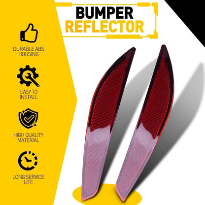 Set of 2 Rear Bumper Reflector Lights for Chevrolet Cruze (2016–2019)