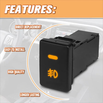 Fog Light Switch + Wiring for Toyota Camry/Corolla/Highlander/Tacoma (2007–2014)