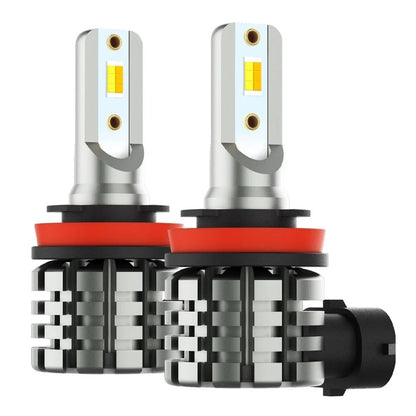 H8 H11 Dual Color Switchback LED Fog Light Bulbs 30W 4000LM for