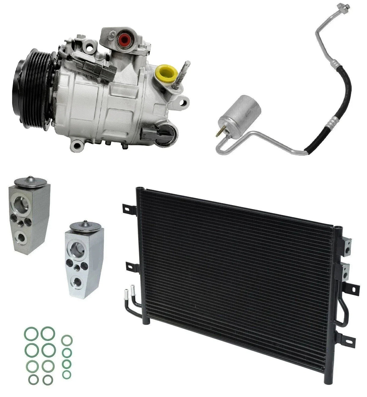AC Compressor Kit with Condenser for Lincoln MKT 3.5L V6 (2015–2015)