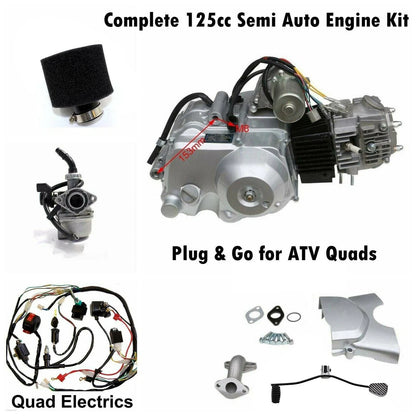 125cc Engine Motor for ATV Quad Bike (110cc, 3 Speed & Reverse)