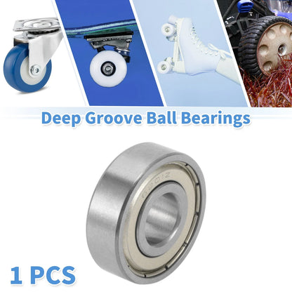 6201ZZ Deep Groove Ball Bearings for Scooter Skateboard Wheel (12x32x10mm)