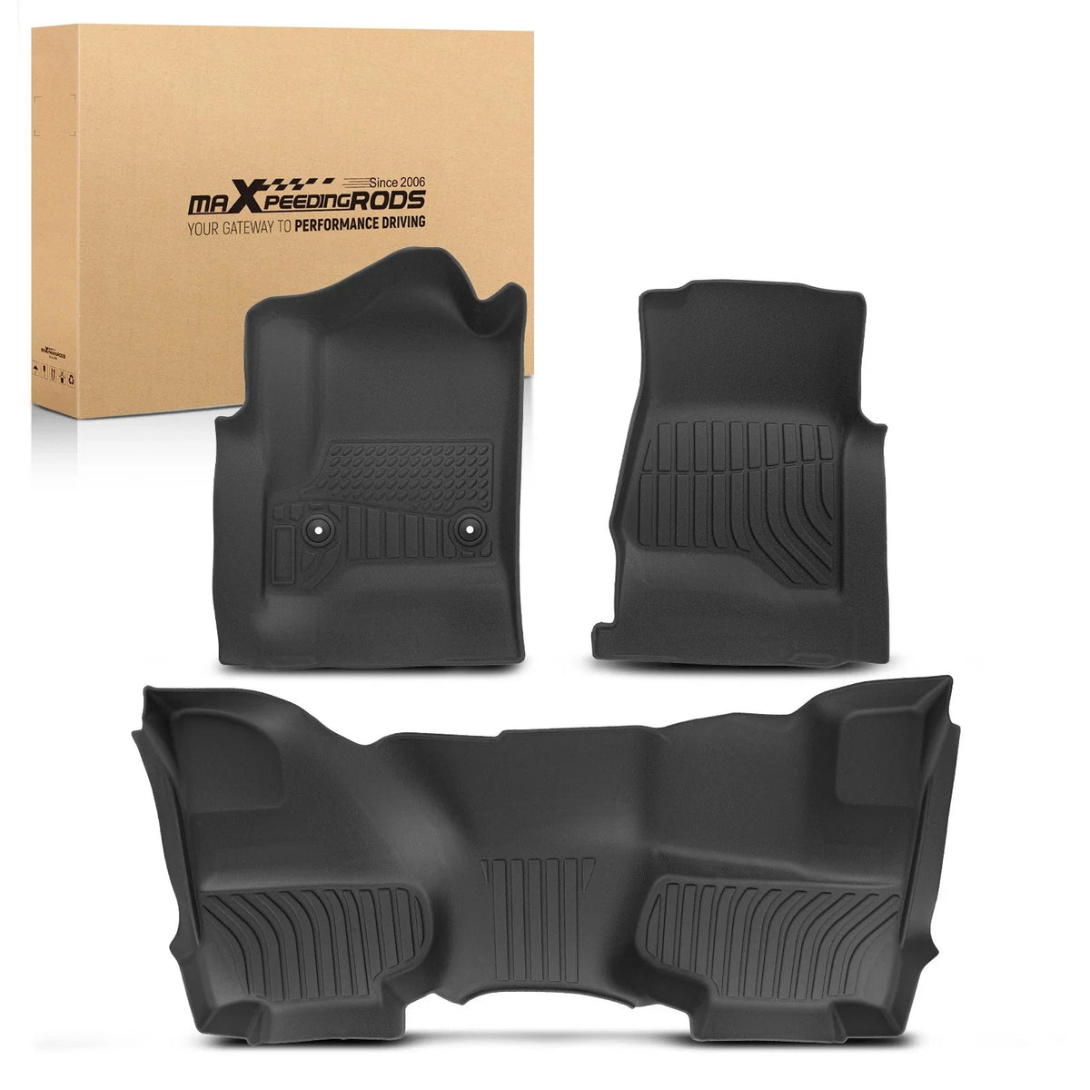 All Weather Floor Mats for GMC Sierra Denali 1500 (2014–2018) TPE