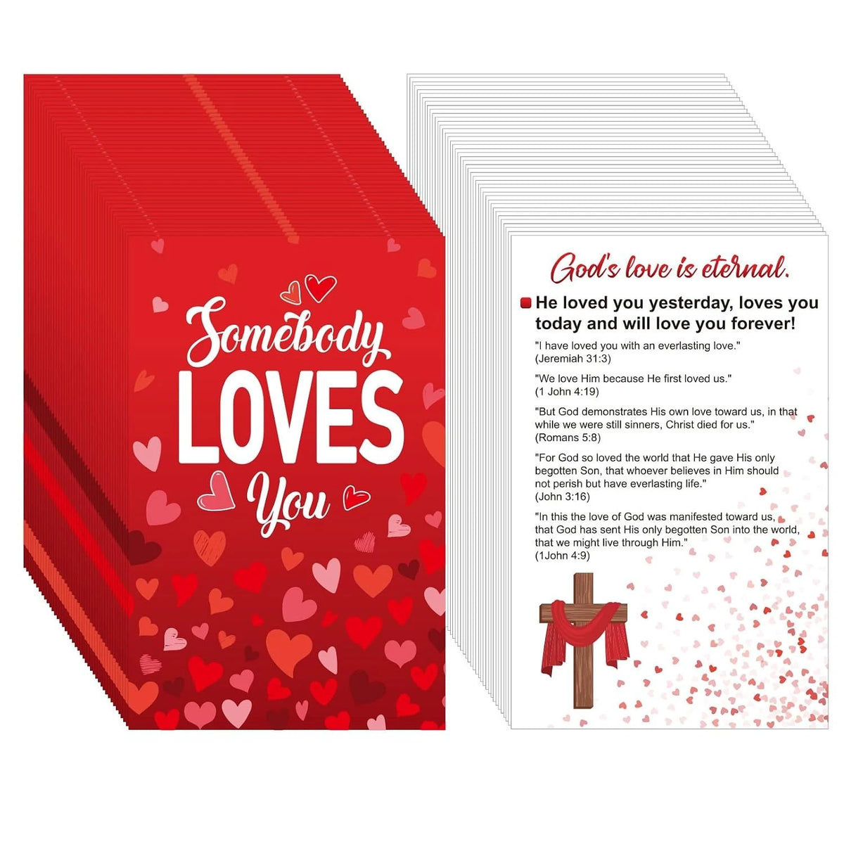 200 Pcs Salvation Prayer Postcards for Christian Pocket (No Part Numbers)