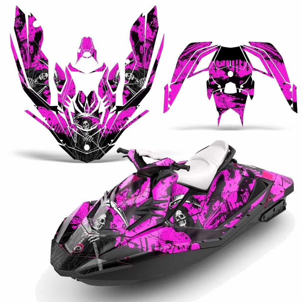 Graphic Stickers Decals for Sea-Doo Bombardier Spark 2UP (2014–2016)