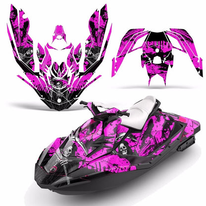 Graphic Stickers Decals for Sea-Doo Bombardier Spark 2UP (2014–2016)
