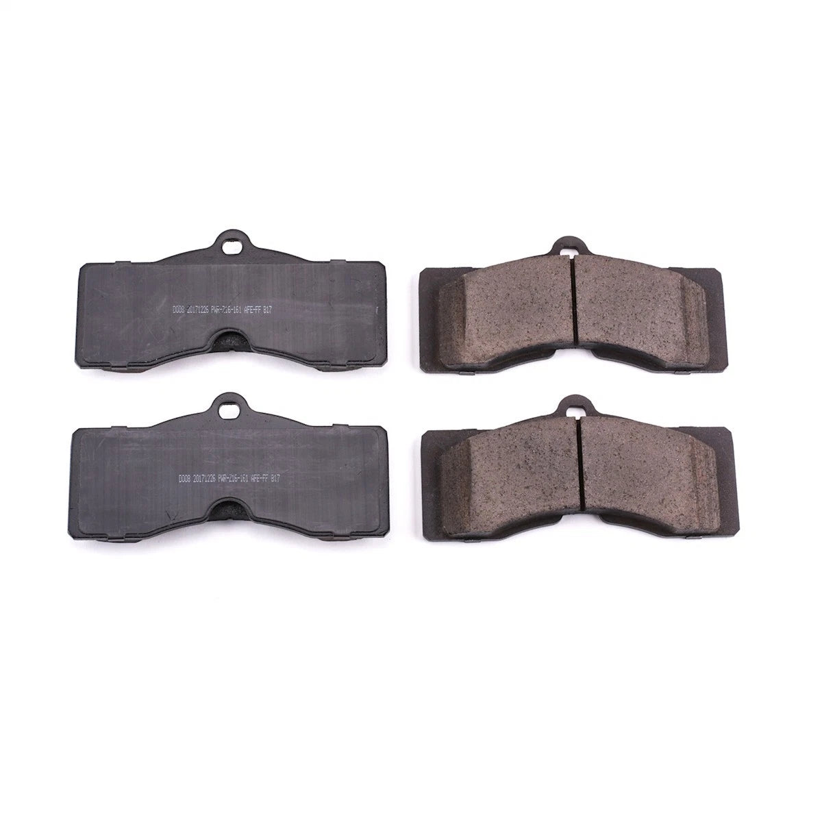 2X Powerstop Brake Pad Set for Chevy Corvette (1970–1982) 16-008