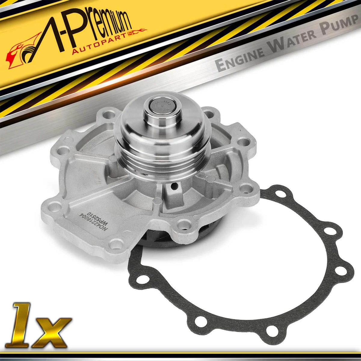 Water Pump with Gasket for Ford Escape (2006–2008), Fusion (2006–2009), Mazda 6 (2003–2008)