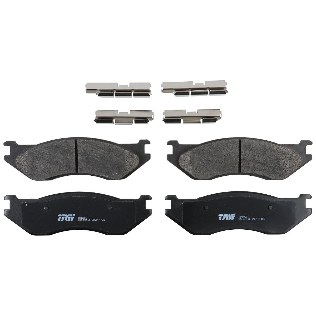Front Brake Kit 336mm Drilled Disc Rotors & TRW Metallic Pads for Durango Ram 1500 (2019–2023)