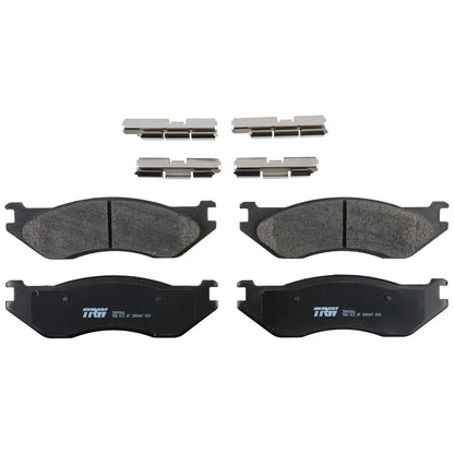 Front Brake Kit 336mm Drilled Disc Rotors & TRW Metallic Pads for Durango Ram 1500 (2019–2023)