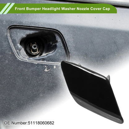 Front Right Washer Nozzle Cover Cap No. 51118060682 for BMW 428i (2014–2016) Black
