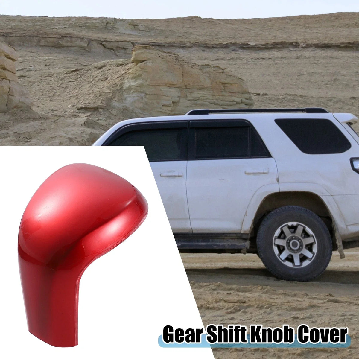 Gear Shift Lever Cover Trim for Toyota Camry (2018–2023) Corolla Sedan (2019–2023) Red