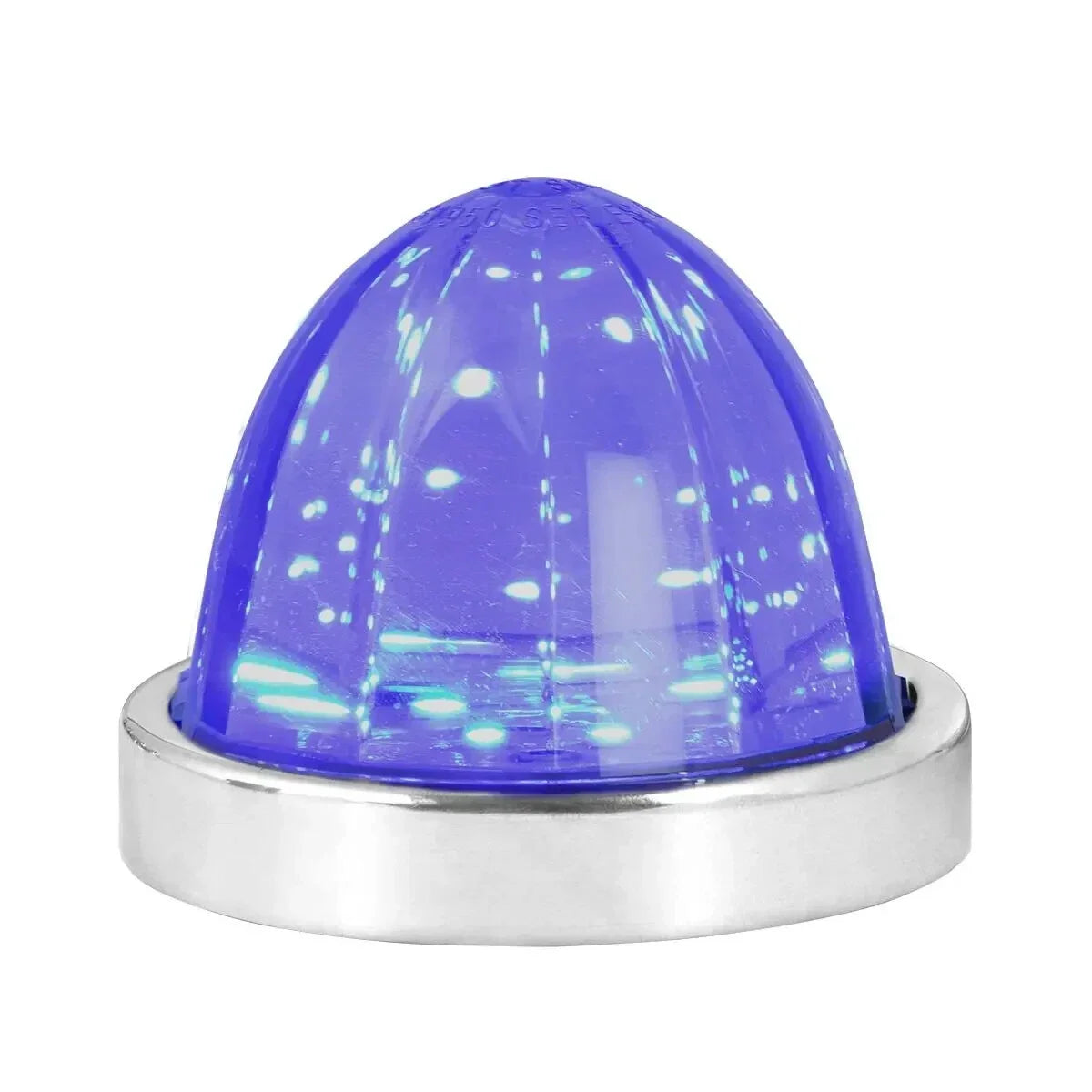 Turn Signal Light Kit Blue LED Smoked Lens Flush Mount for Universal (2000–2024)