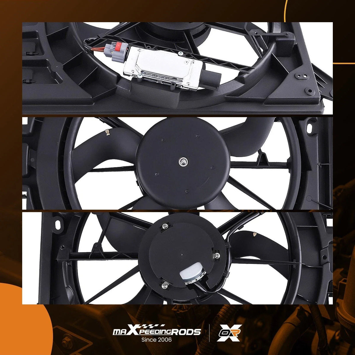 Radiator Cooling Fan for Ford Fusion and Lincoln MKZ (2013–2020)