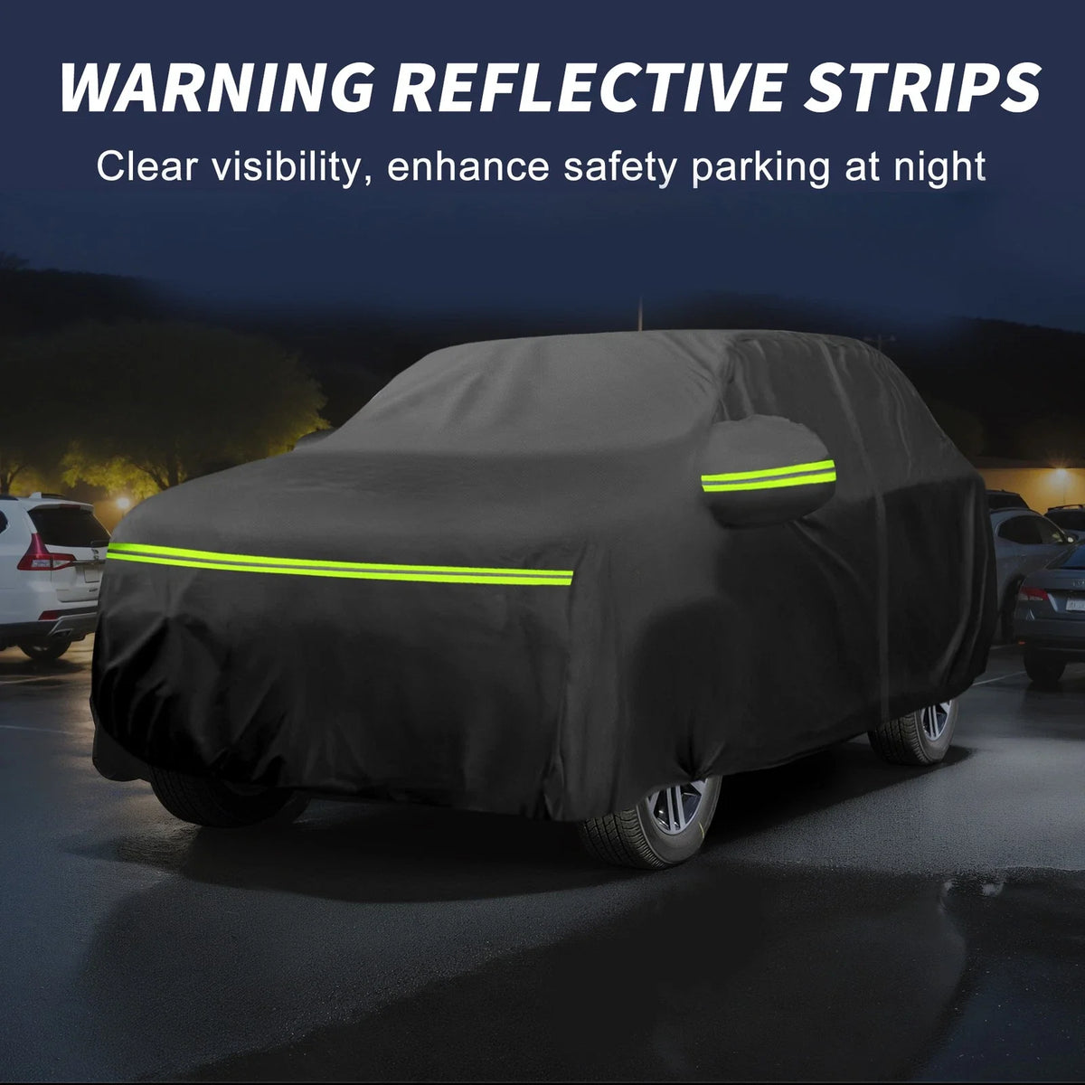 Waterproof 210D-PU Car Cover for Volkswagen Touareg (2002–2018)