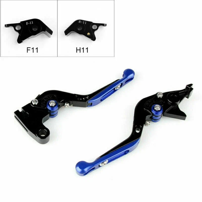 Adjustable Brake Clutch Levers for Ducati Aprilia Mille/R - Blue