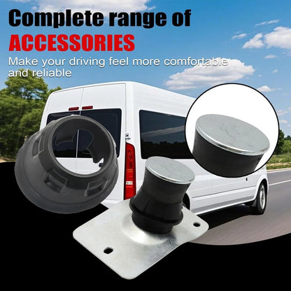 Rear Door Bumper Reinforcement Holder & Magnet Cover Trim for Ford Transit