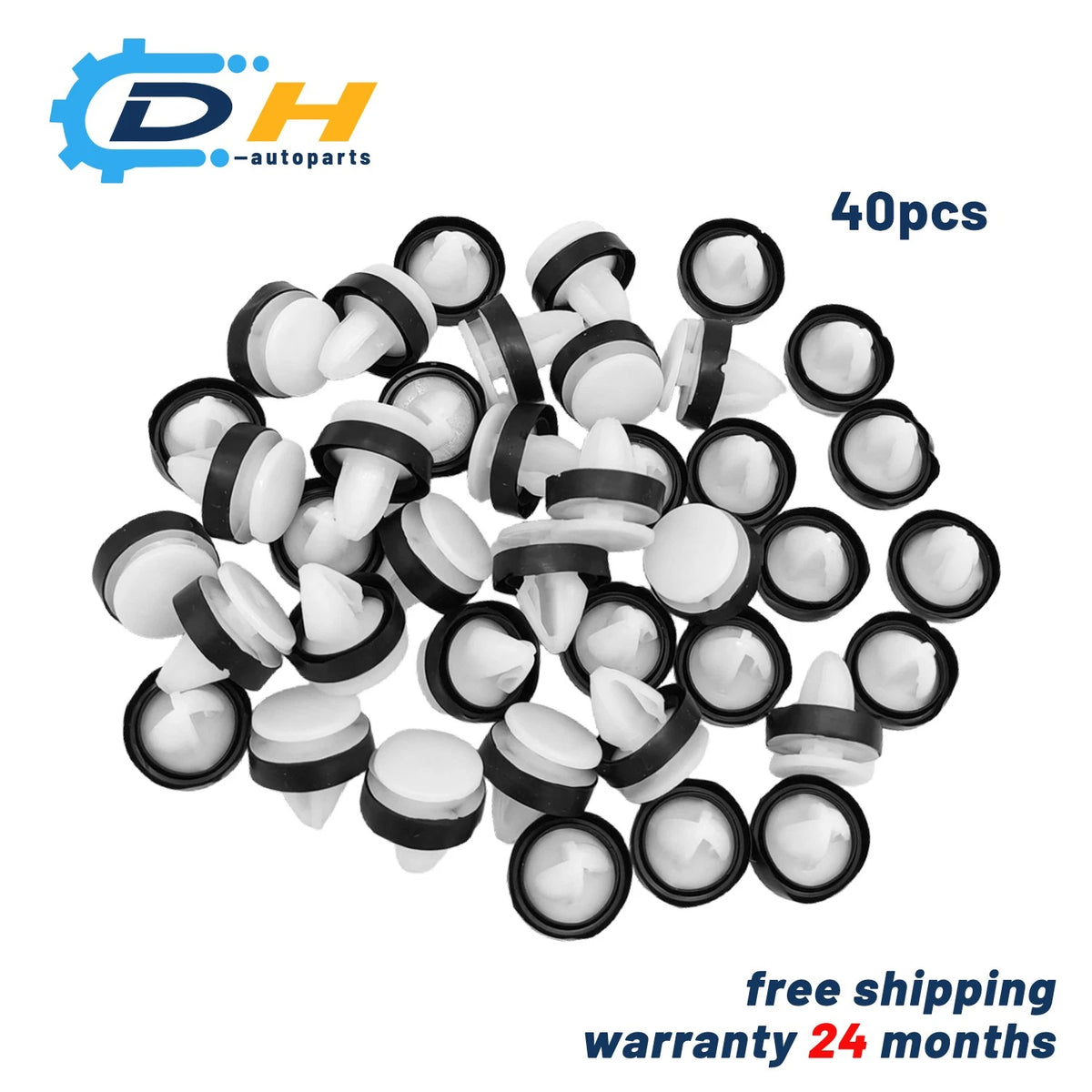 40 Pcs Wheel Opening Moulding Clip Retainer for Ford (W716507-S300)