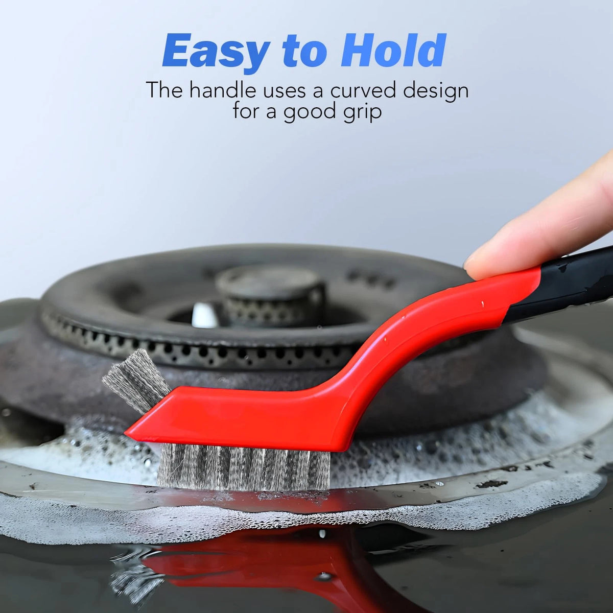 6X Wire Brush Set for Cleaning (Brass/Stainless Steel/Nylon)