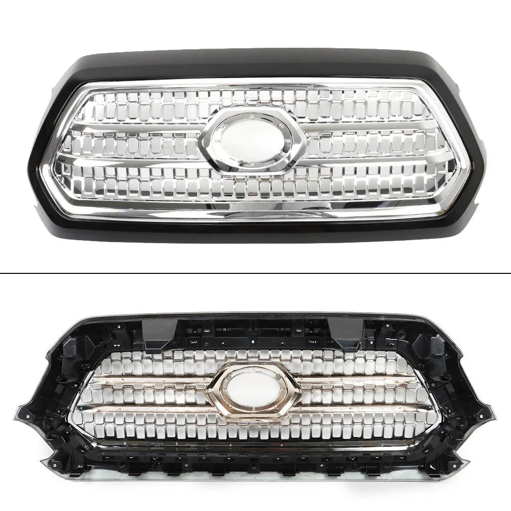 Chrome Front Bumper Grille Assembly for Toyota Tacoma (2016–2017)