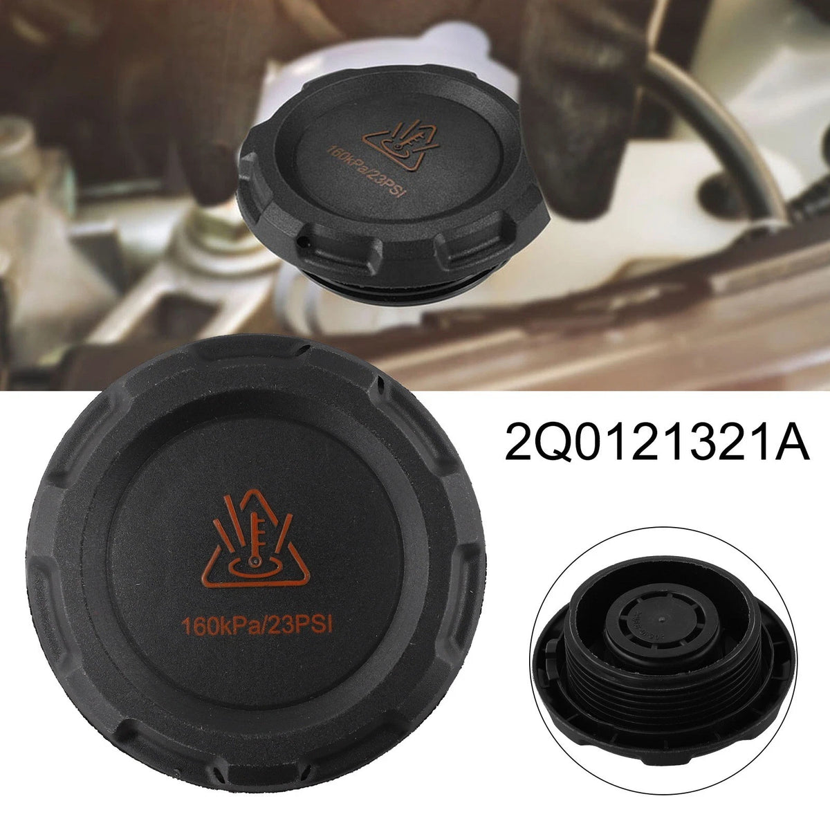Expansion Water Tank Cap for Golf 8 MK8 (2020–2023)