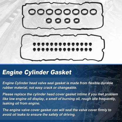Valve Cover Gaskets Set for Ford F150 (2014–2017), Mustang (2015–2020)