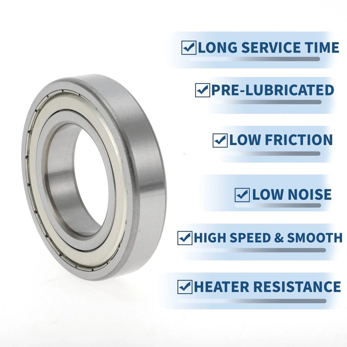 Deep Groove Ball Bearing 6212ZZ for Scooter Skateboard (60x110x22mm)