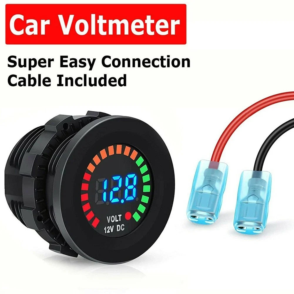 LED Digital Voltmeter for Boats and Cars (Universal)