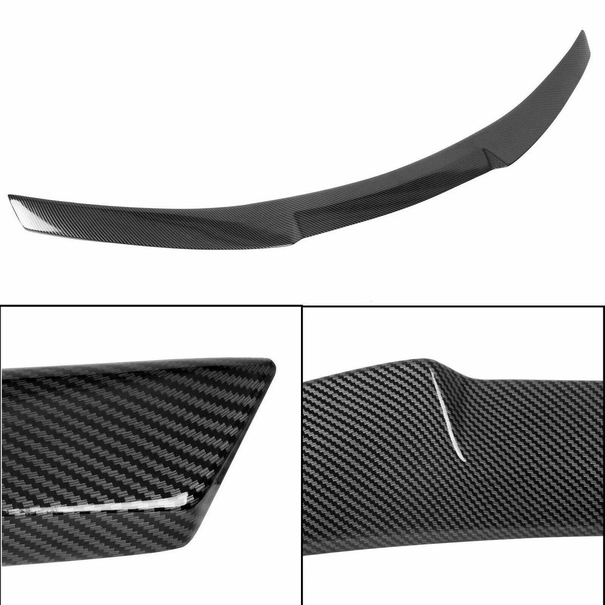 Rear Trunk Spoiler Wing for Infiniti Q50 (2014–2024) Carbon Fiber Style M4