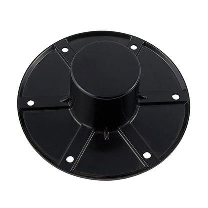 27.5" Black Flush Mount Pedestal Table Leg Kit for RV Camper Trailer Boat
