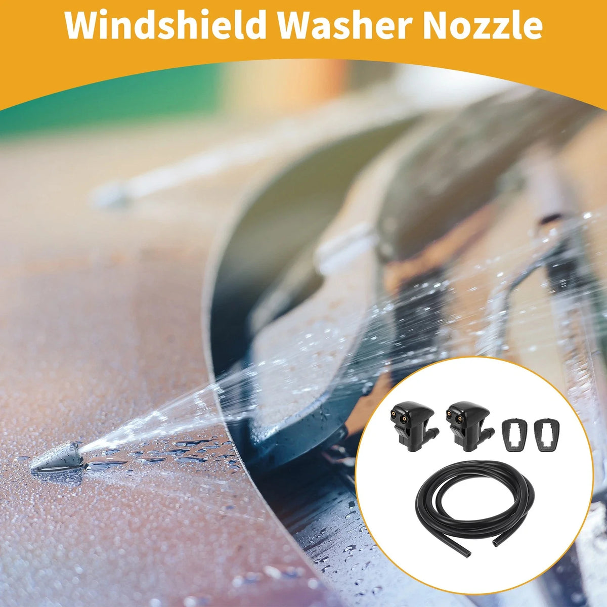 Windshield Washer Nozzle Kit for Toyota Tacoma (1 Pcs, No. 8538144010)