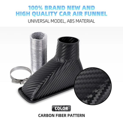 Turbo Air Intake Pipe Funnel Kit for Universal Cars (Fits )
