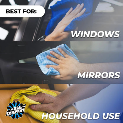 Standard Waffle Weave Microfiber Towel for Automotive Detailing (16in x 24in)