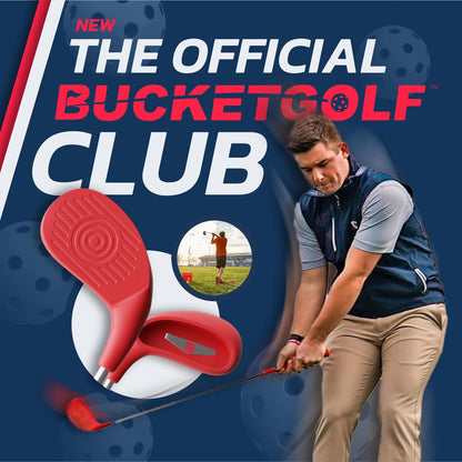 BucketGolf Club Set for Outdoor Backyard Game (Kids Adults)
