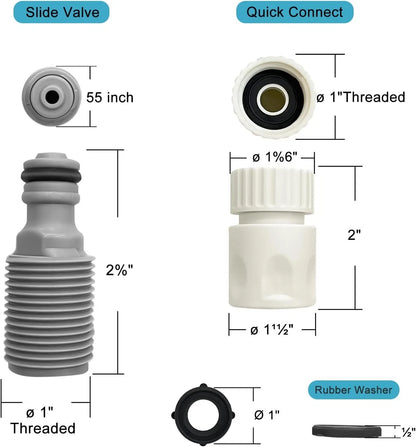 Outboard Quick Connect Flush Kit for Mercury Yamaha Suzuki (Marine Engines)