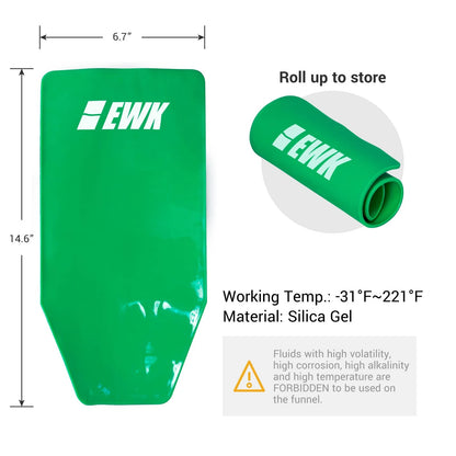 Flexible Oil Funnel for Car Motorcycle Fluid Drain (Reusable, Spill Free)