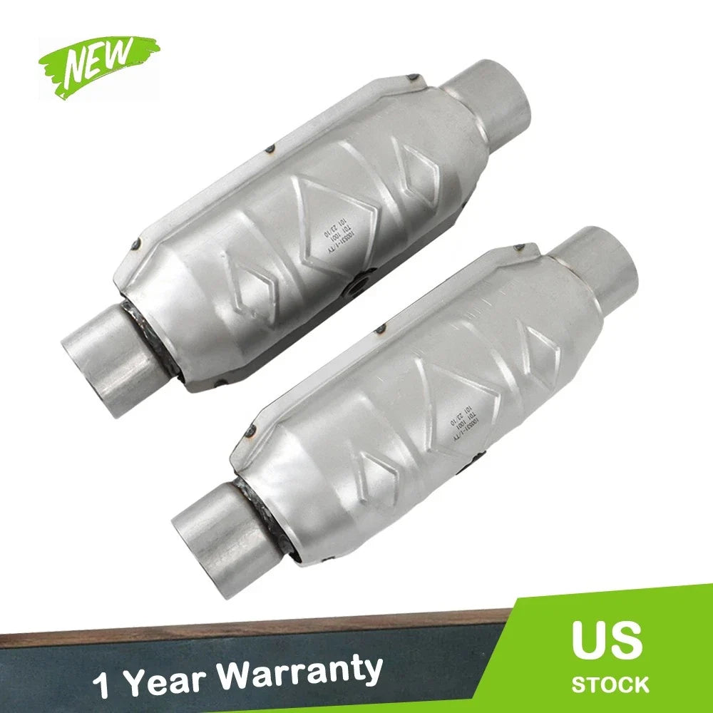 2X 2.5" Inlet & Outlet Catalytic Converter for Ford F150 (1997–2003) 99306HM