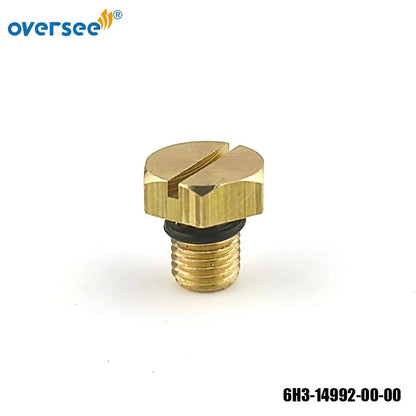 3Pcs Screw Drain for Yamaha Outboard 40-90HP (2T) (6H3-14992-00-00)