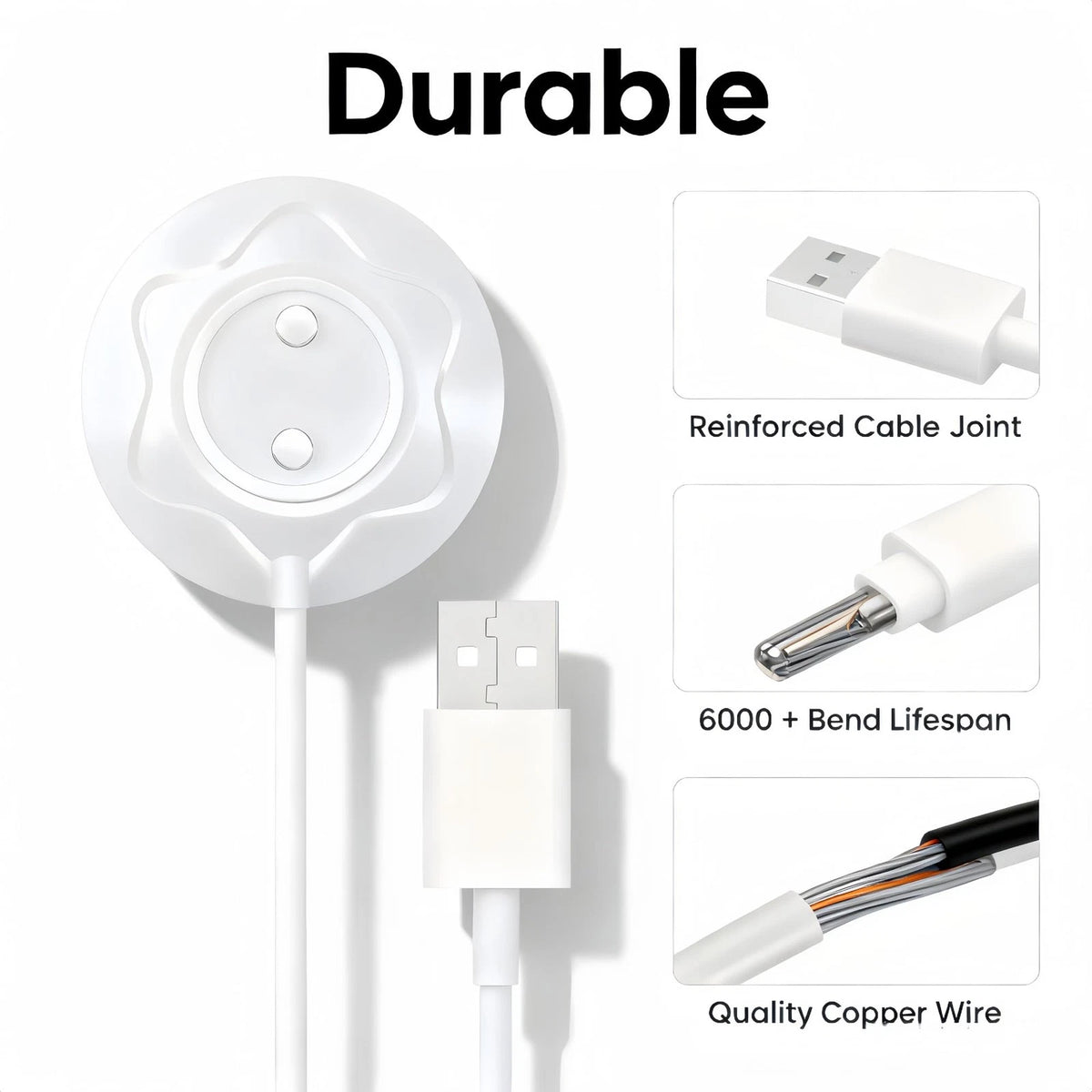 2X 12MM Magnetic Charger Replacement for Rose Charger