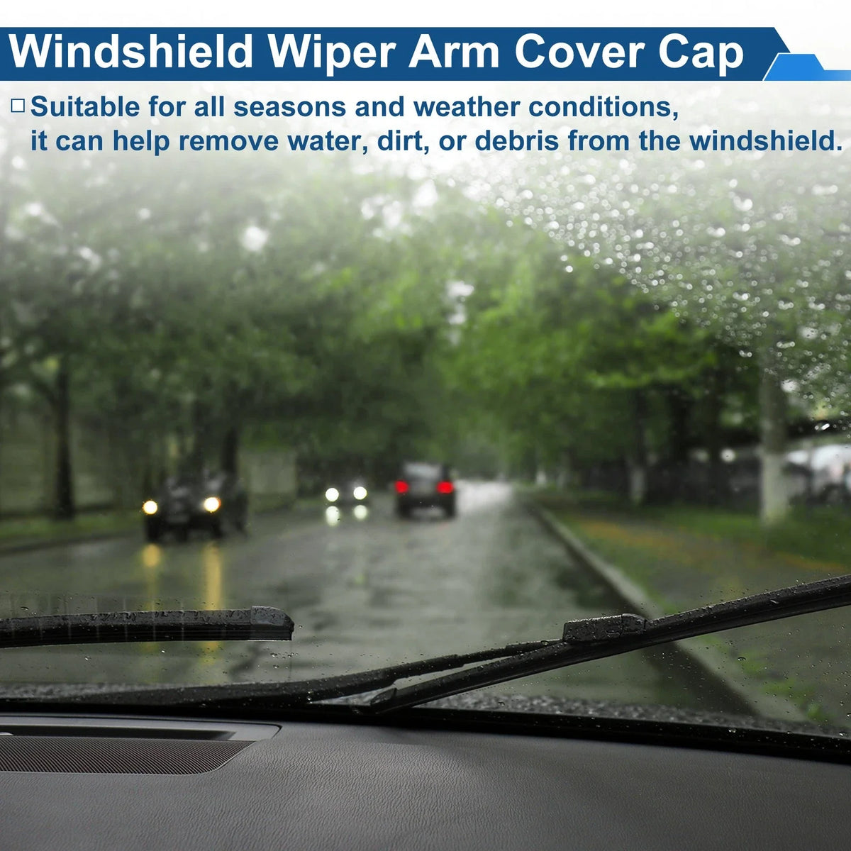Front Windshield Wiper Arm Cover Cap for Hyundai Tucson/ix35 (2009–2015) No. 983803N050