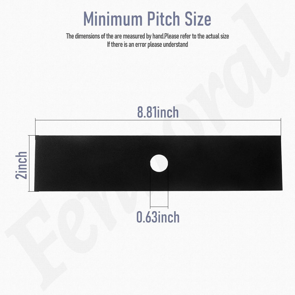 3X Edger Blade for MTD TB554 TEB515 (9" X 5/8" Center Hole)