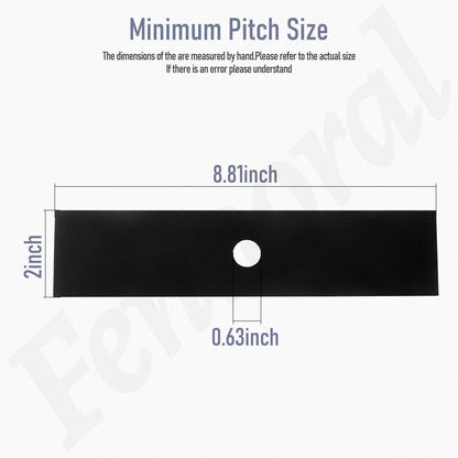 3X Edger Blade for MTD TB554 TEB515 (9" X 5/8" Center Hole)