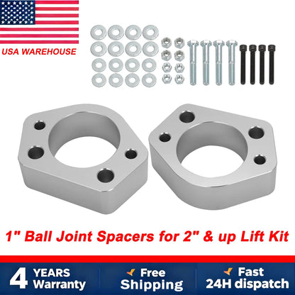 1" Aluminium Ball Joint Spacers for Chevy S10 Blazer / GMC S15 (1982–2004)