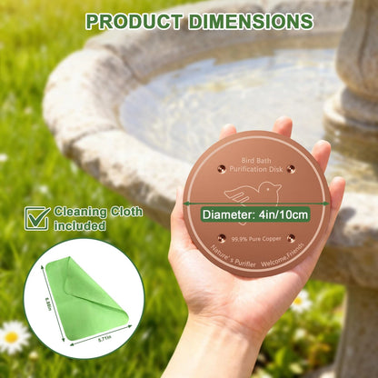Copper Bird Bath Disk for PICURA (1 Pack)
