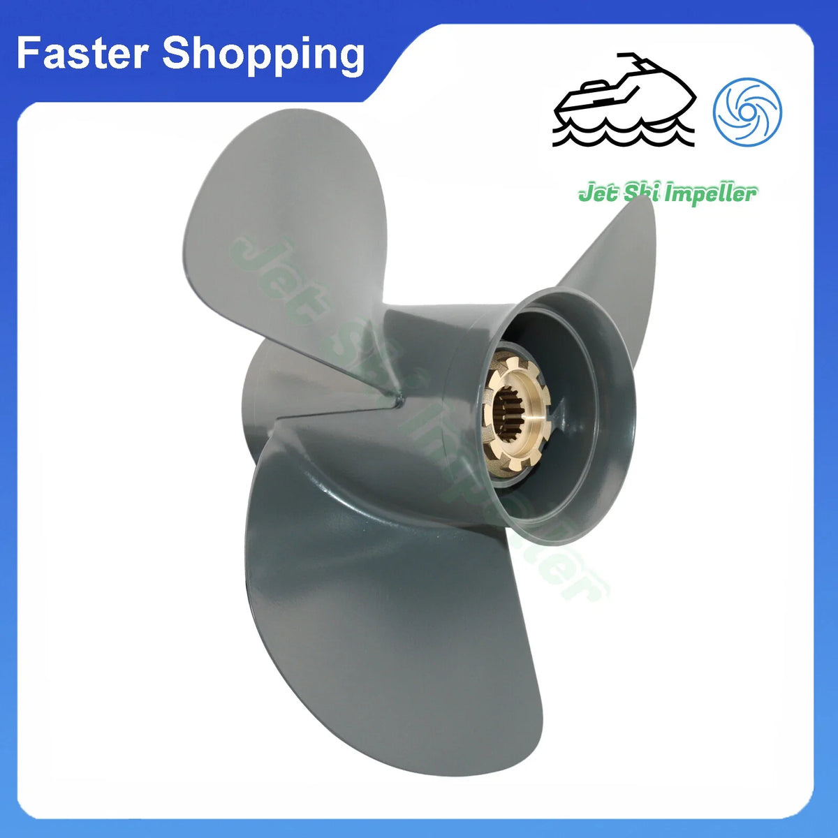 Boat Propeller 13 1/4x17 for Honda BFP BF 60-130Hp (15 Spline)