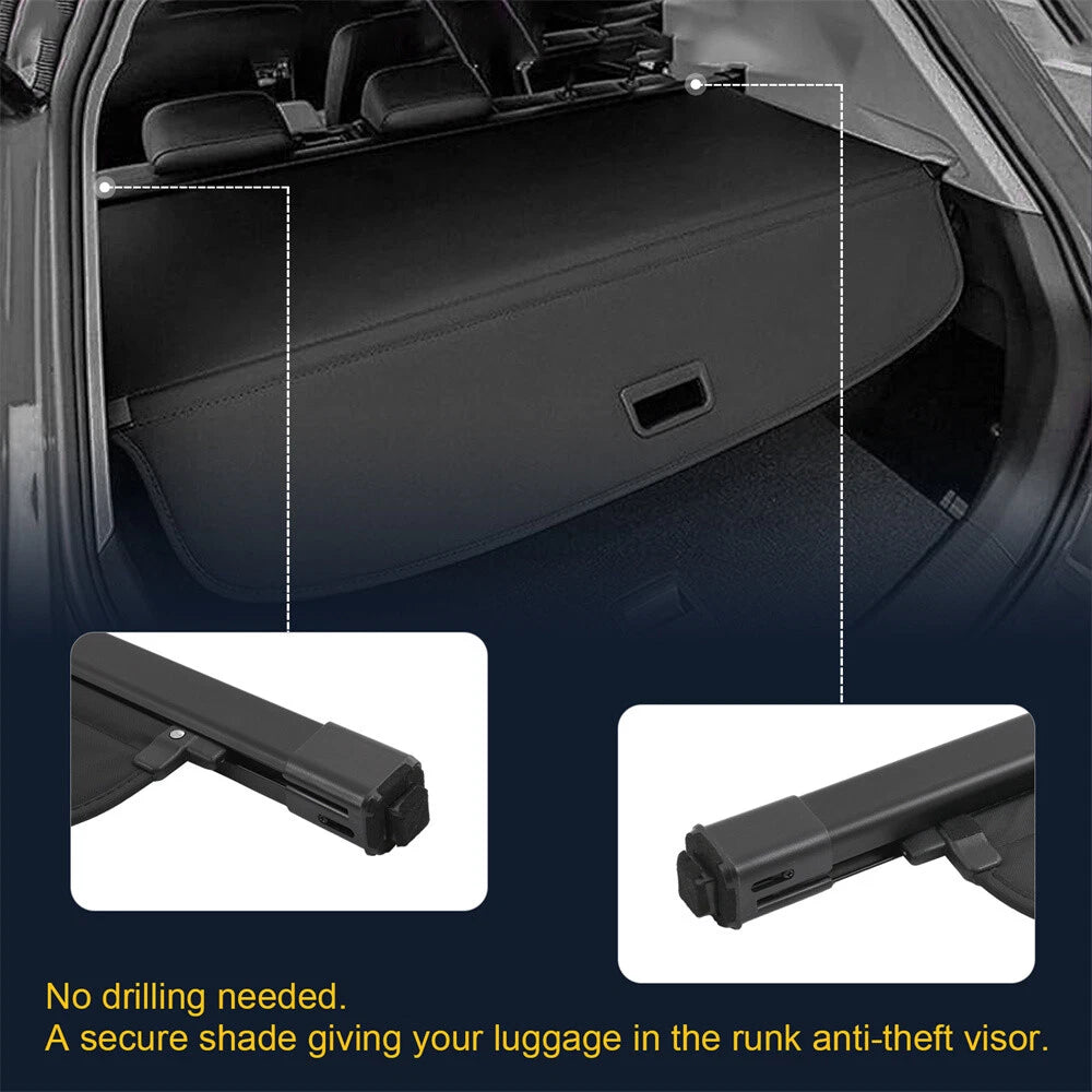 Rear Trunk Cargo Cover Shield for Nissan Rogue (2021–2023)