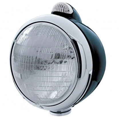Headlight Assembly with LED Turn Signal for Black Guide 682-C Style (2009–2018)