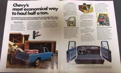 Sales Folder for Chevrolet Chevy Luv Pickup Truck (1975)