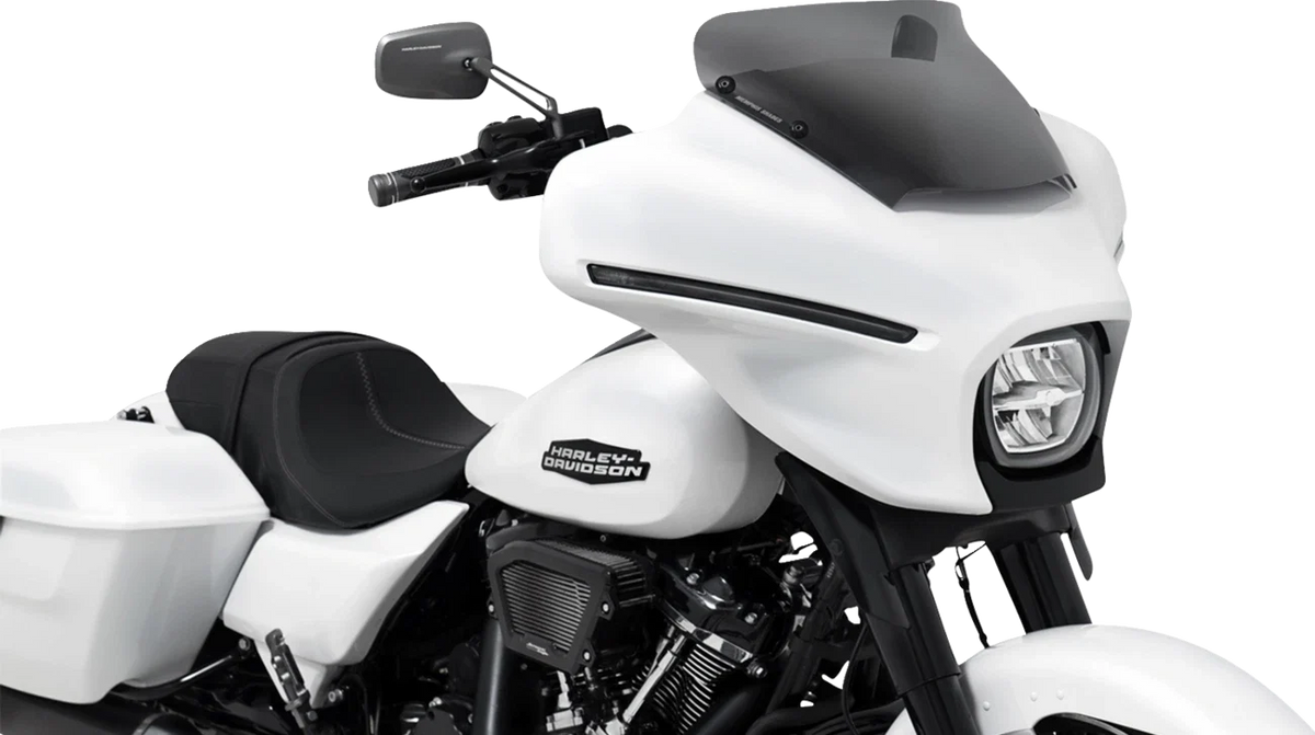 3" Spoiler Windshield for Harley FLHX (MEM88710) - Dark Black Smoke